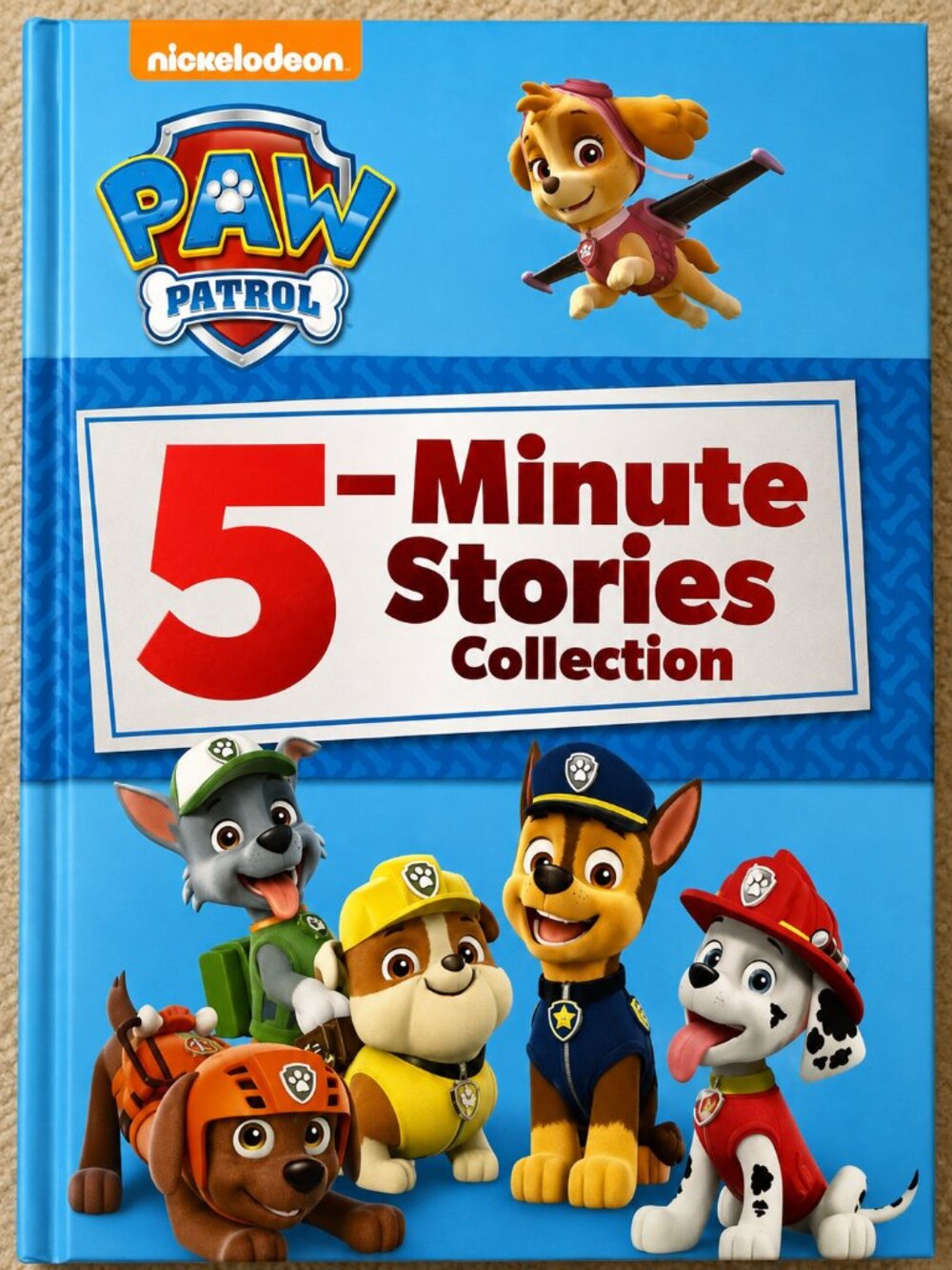 5- Minute Stories Collection- Paw Patrol- Children's Book- Nickelodeon
